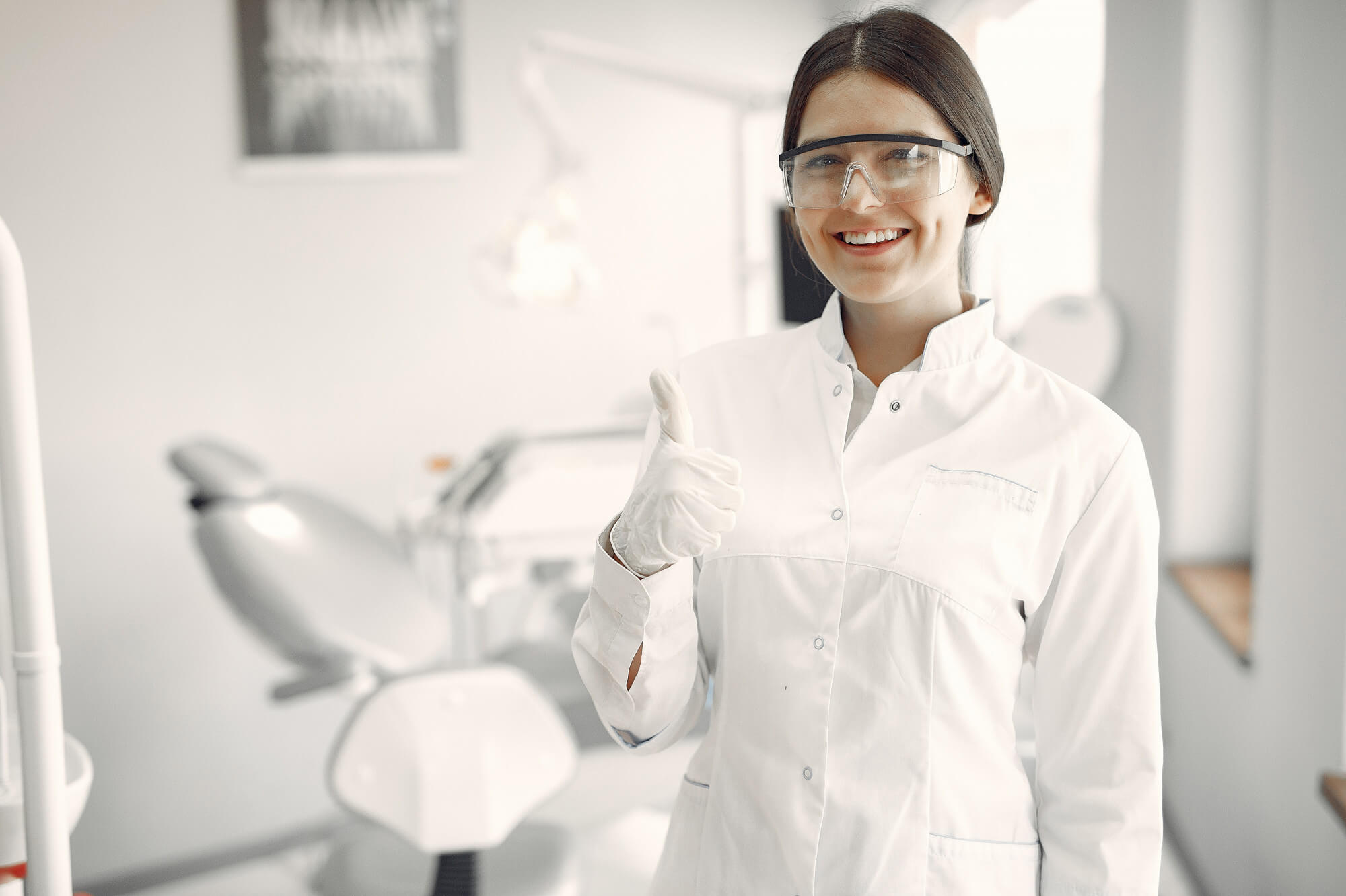 Happy dentist at happy dental care Negombo